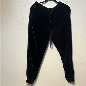 Forever 21 Black Plush Track Pants